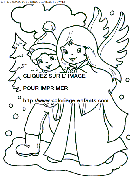 Christmas Children coloring