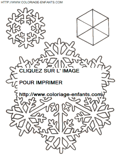 Christmas Snowflakes coloring