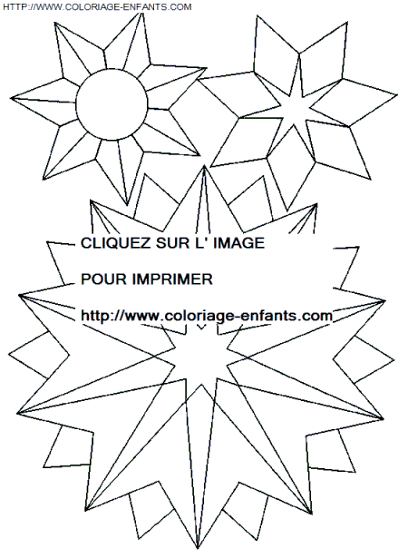 Christmas Snowflakes coloring