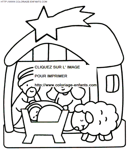 Christmas Nativity coloring