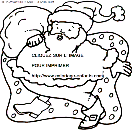 Christmas Santa Claus coloring