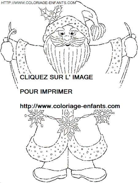 Christmas Santa Claus coloring