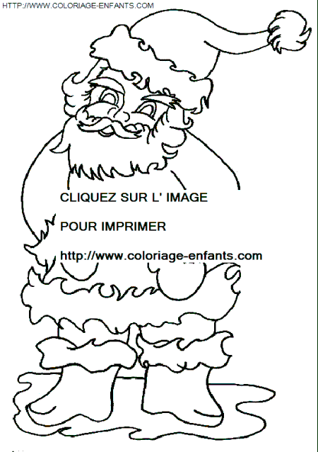 Christmas Santa Claus coloring