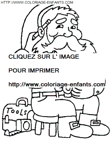 Christmas Santa Claus coloring