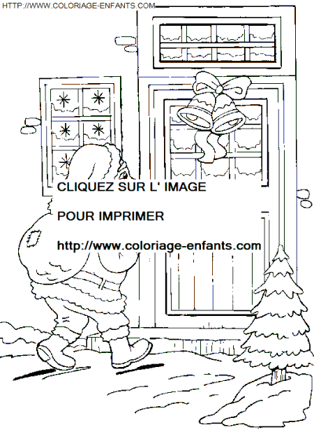 Christmas Santa Claus coloring