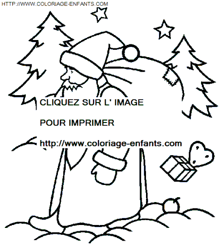 Christmas Santa Claus coloring