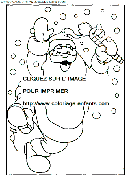 Christmas Santa Claus coloring