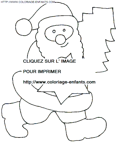 Christmas Santa Claus coloring