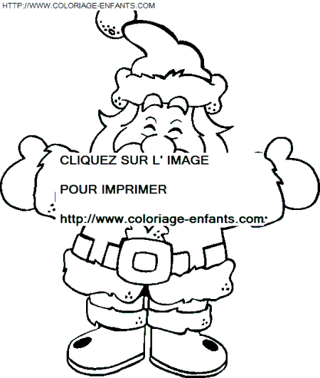 Christmas Santa Claus coloring