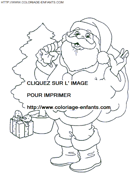 Christmas Santa Claus coloring