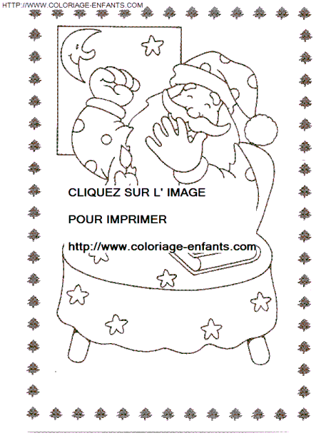 Christmas Santa Claus coloring