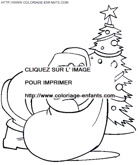 Christmas Santa Claus coloring