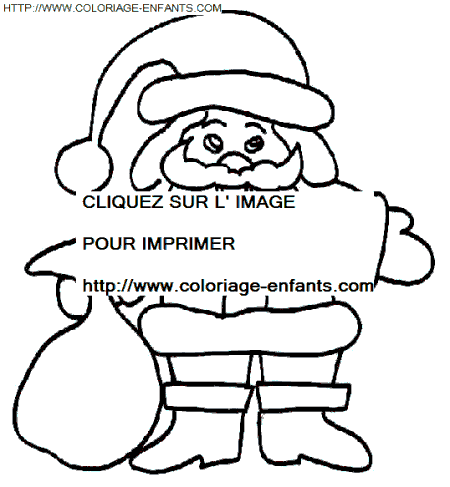 Christmas Santa Claus coloring