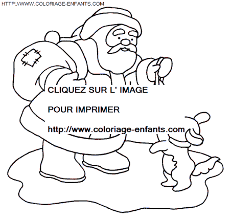 Christmas Santa Claus coloring