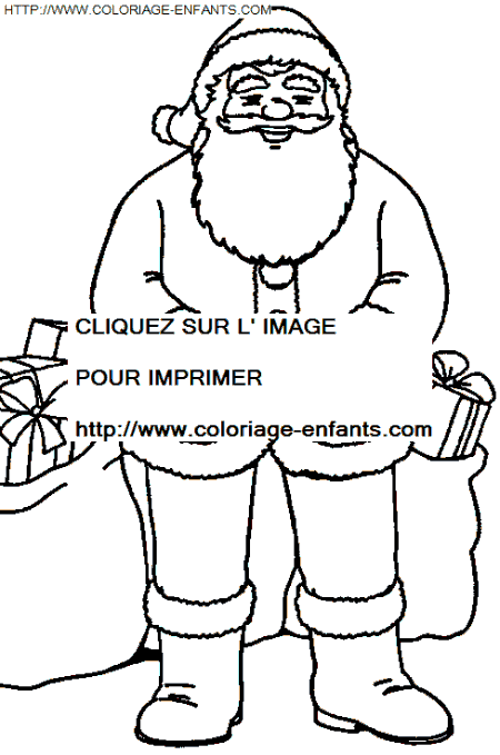 Christmas Santa Claus coloring