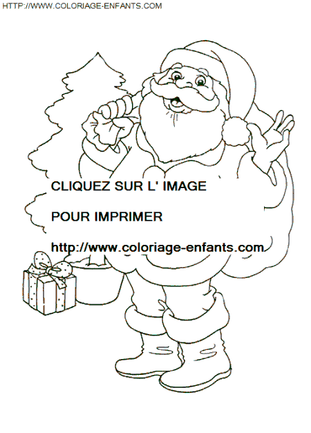 Christmas Santa Claus coloring