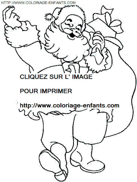 Christmas Santa Claus coloring