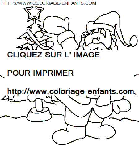 Christmas Santa Claus coloring