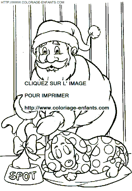 Christmas Santa Claus Presents coloring