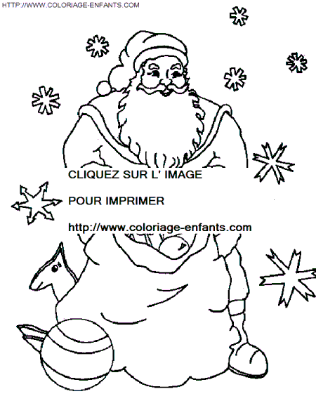 Christmas Santa Claus Presents coloring