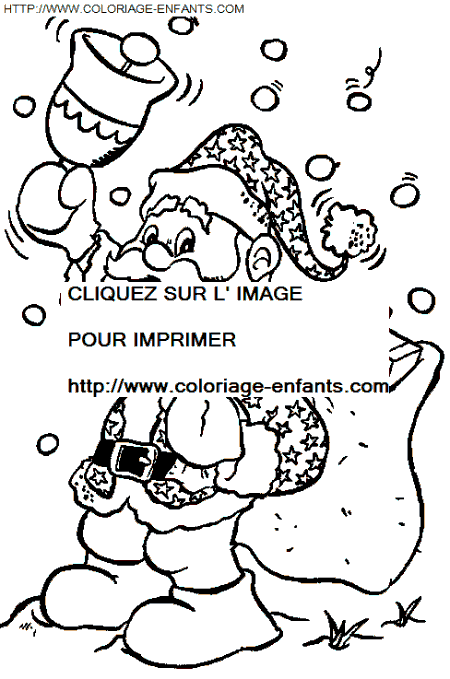 Christmas Santa Claus Presents coloring