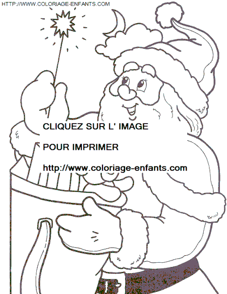 Christmas Santa Claus Presents coloring