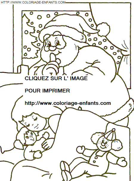 Christmas Santa Claus Presents coloring