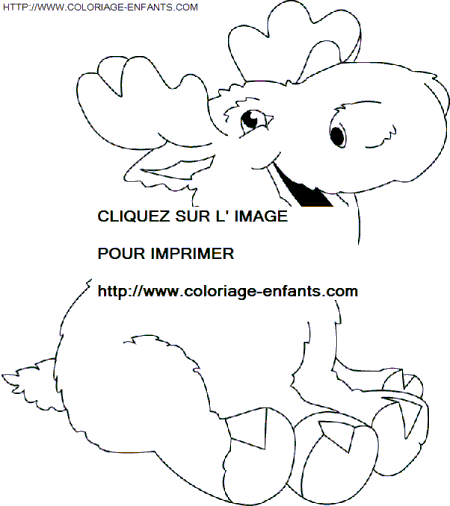 Christmas Santa Claus Reindeer coloring