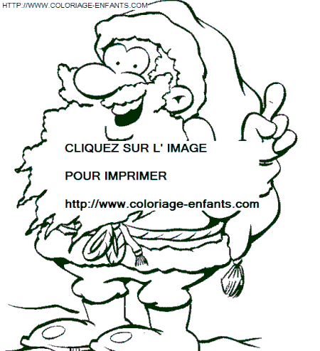 Christmas Santa Claus Funny coloring