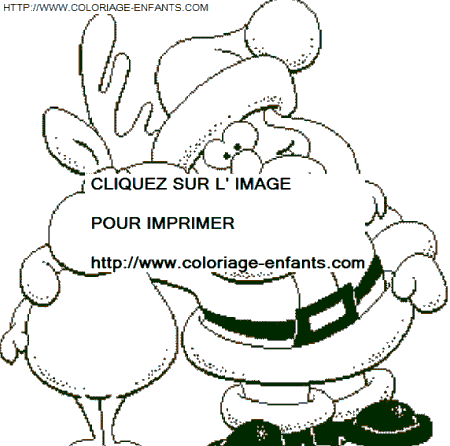 Christmas Santa Claus Funny coloring