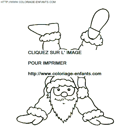 Christmas Santa Claus Funny coloring