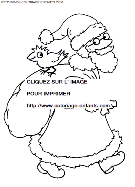 Christmas Santa Claus Funny coloring