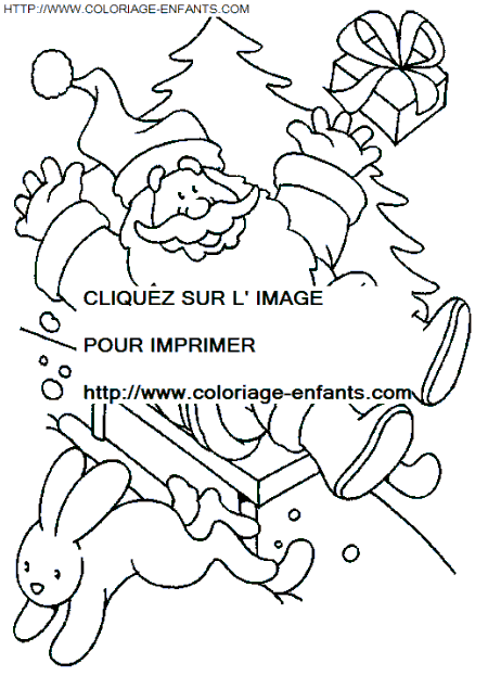 Christmas Santa Claus Funny coloring