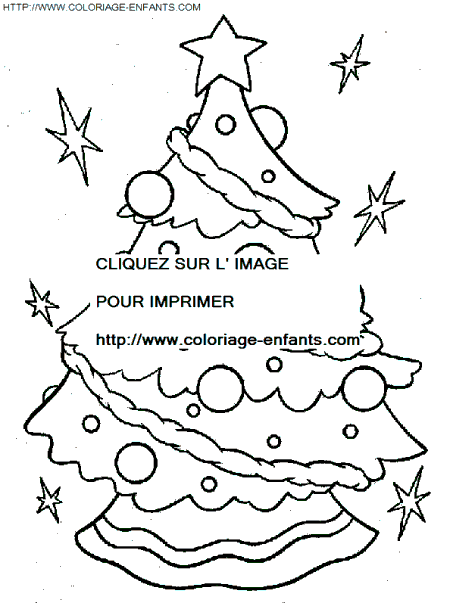 Christmas Christmas Trees coloring