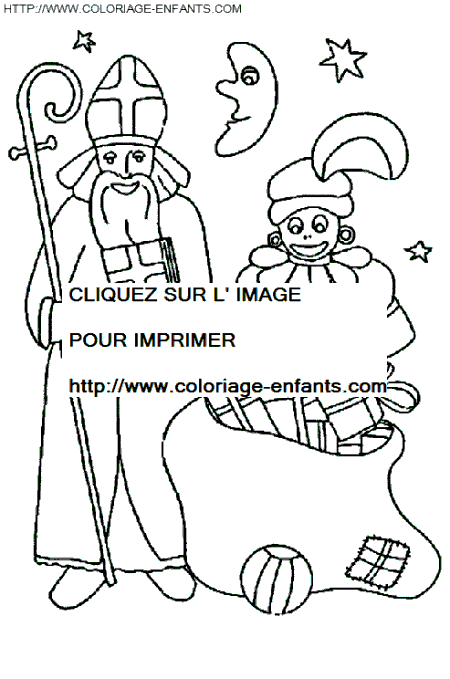 Saint Nicholas coloring