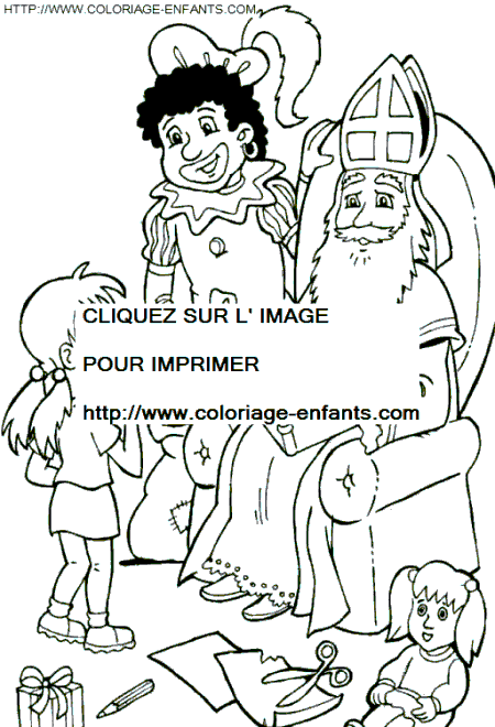 Saint Nicholas coloring