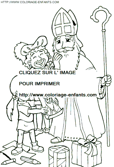 Saint Nicholas coloring