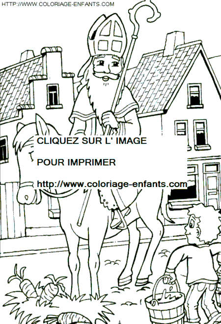 Saint Nicholas coloring