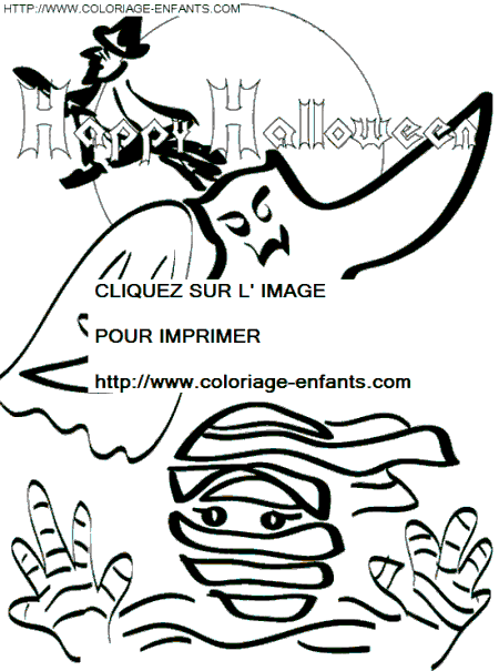 Halloween coloring