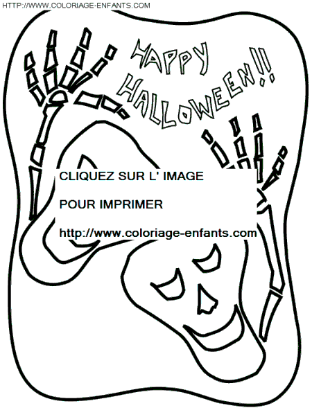 Halloween coloring