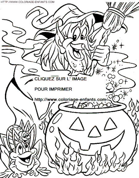 Halloween coloring