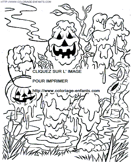 Halloween coloring