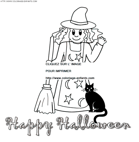 Halloween coloring