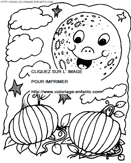 Halloween coloring