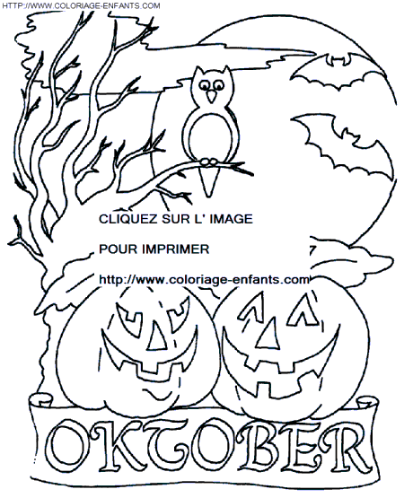 Halloween Pumpkins coloring