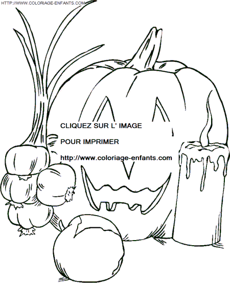 Halloween Pumpkins coloring