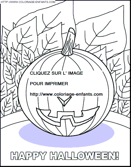 Halloween Pumpkins coloring