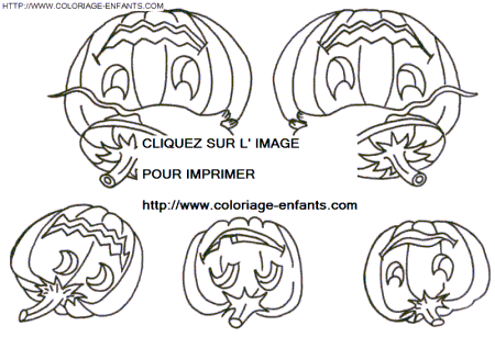 Halloween Pumpkins coloring