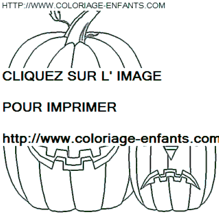 Halloween Pumpkins coloring