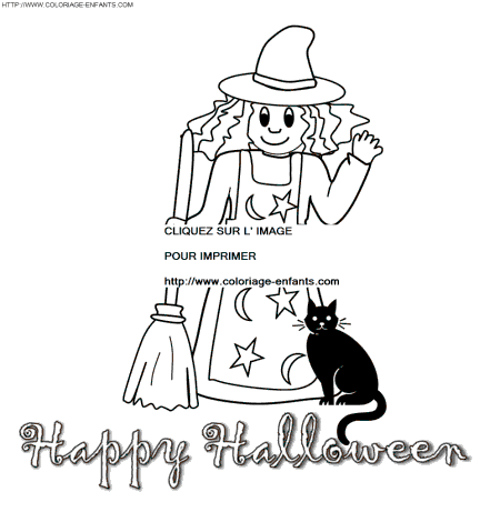 Children In Halloween Costumes coloring